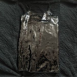 Joe Fresh Sequin Halter Dress